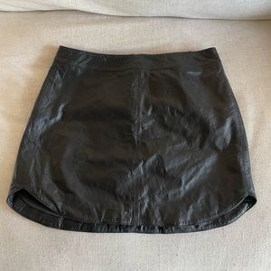 BB Dakota NWT faux leather mini skirt